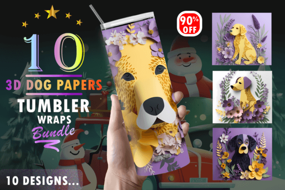10 3D Dog Tumbler Sublimation – Creative Possibilities for Every Occasion