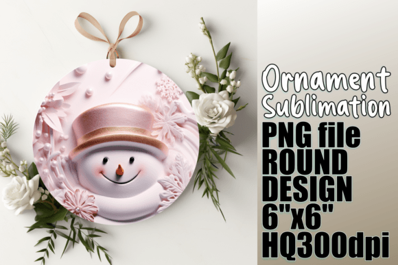 Creating Festive Designs with 3D Snowman Sublimation Delights