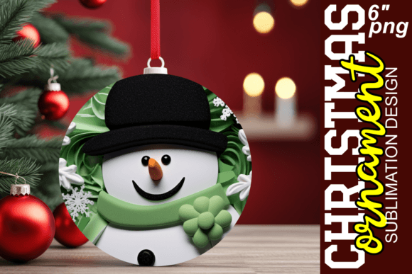 Festive 3D Christmas Circle Decor: A Modern Twist on Holiday Creativity