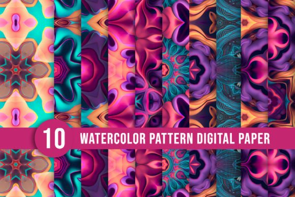 Geometric 3D Flower Pattern Design