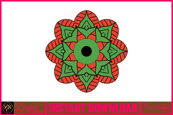 Mandala 3D Layered SVG Cut File-118: A Creative and Versatile Design for Print and Digital Use