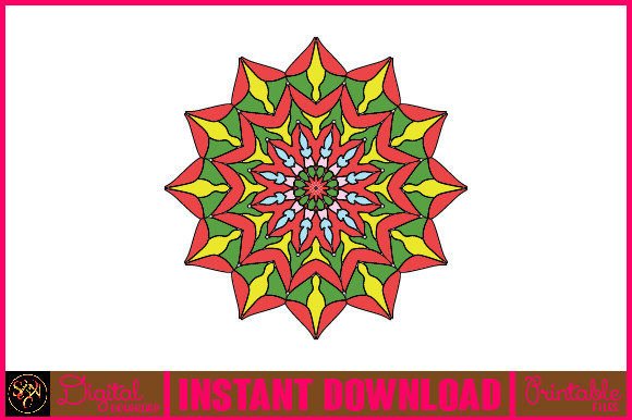 Mandala 3D Layered SVG Cut File-156