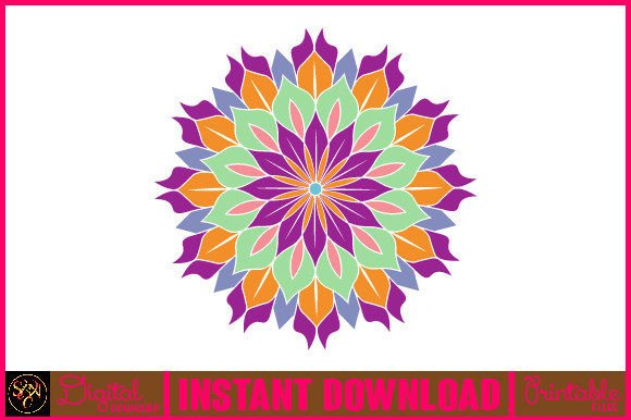 Mandala 3D Layered SVG Cut File-84: A Versatile Design for Creative Projects