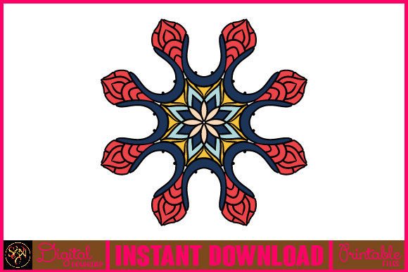 The Mandala 3D Layered SVG Cut File-65: A Modern Creative Tool for Designers and Entrepreneurs