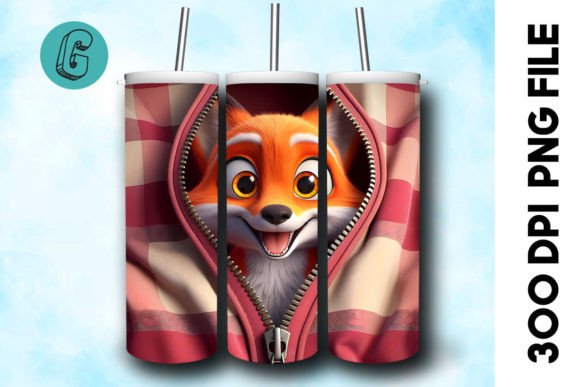 Valentine Cute Fox 3D Tumbler Wrap 37 – A Must-Have for Creative Projects