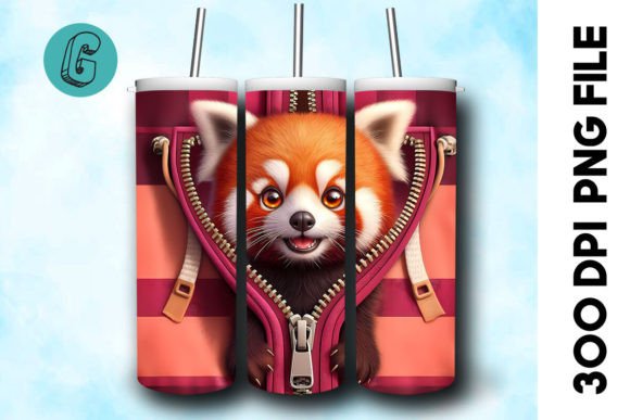 Valentine Red Panda 3D Tumbler Wrap 33: A Versatile Asset for Creative Workflows